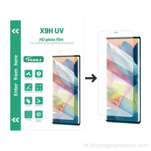 Layar UV Curing Protector Film untuk Mesin UV